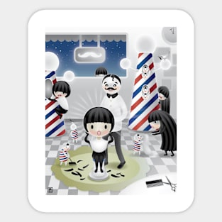 Barber Shop Sticker